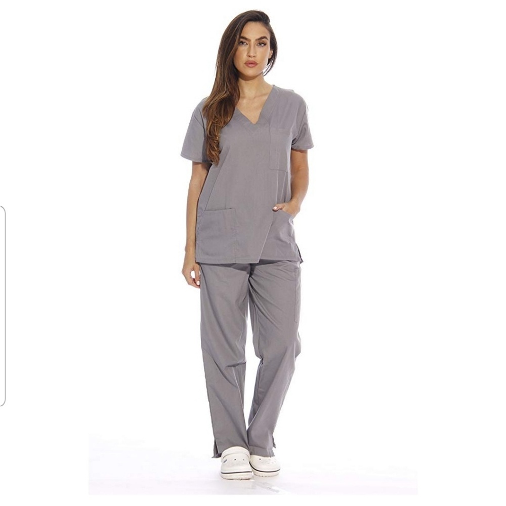 Bargain!!Natural Uniforms Scrub Set